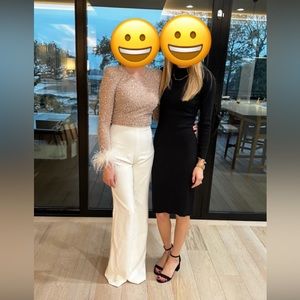 Nadine Merabi Amelia White Jumpsuit